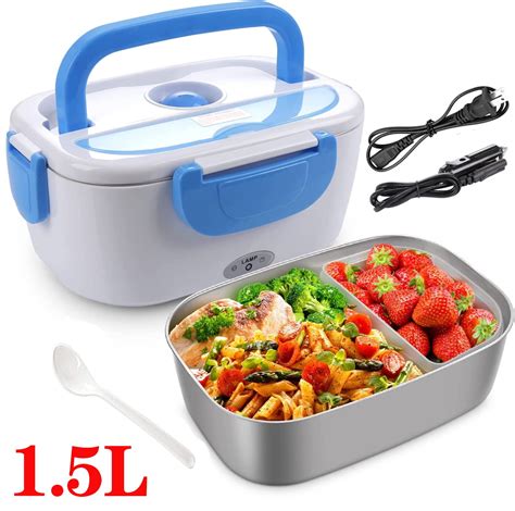 self heating electric lunch box|heatable lunch box for car.